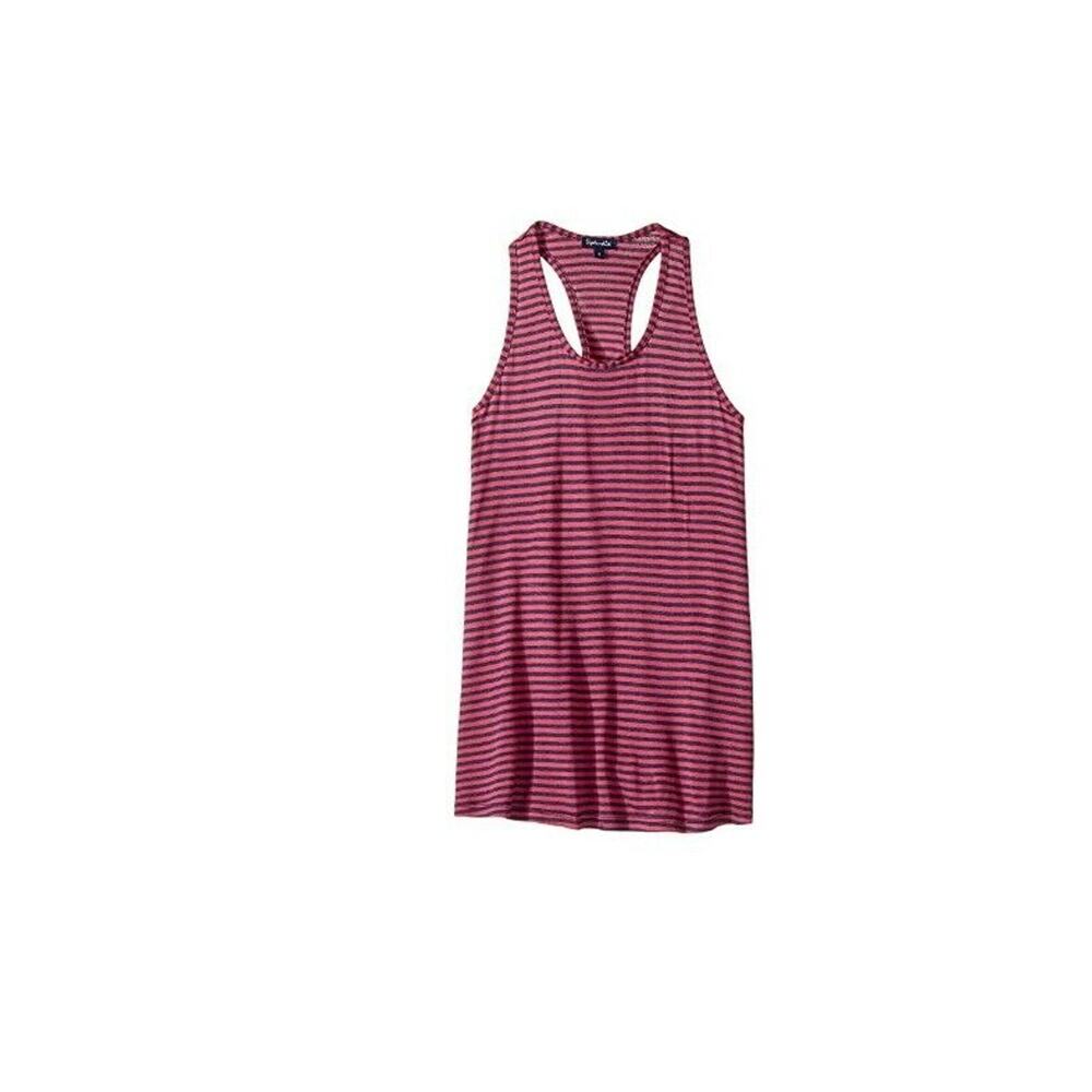 Splendid Girls Striped Tunic Swim Cover Up Pink Size M 0670